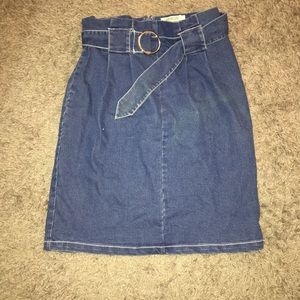 Cute denim skirt
